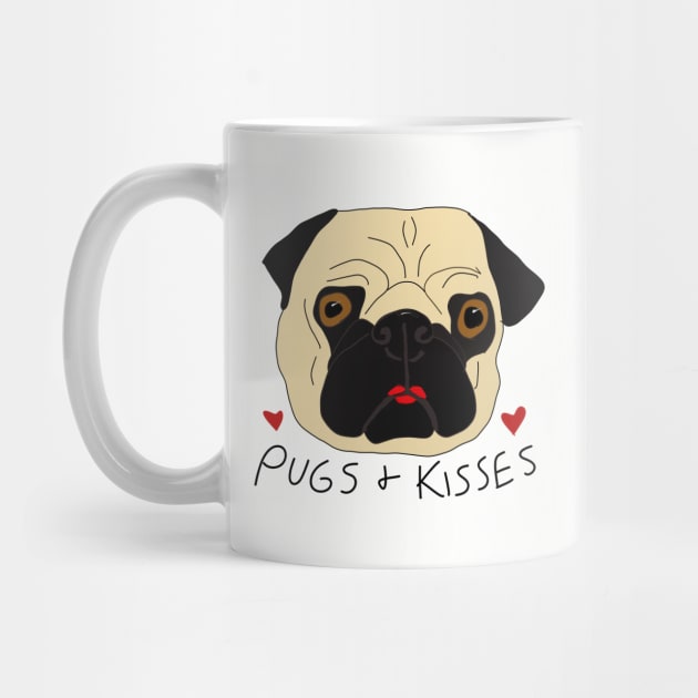 Pugs and Kisses by TheNerdyPug